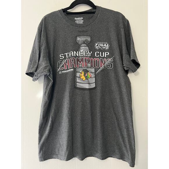 Reebok Other - Reebok 2015 NHL Chicago Blackhawks Stanley Cup Shirt Size Large